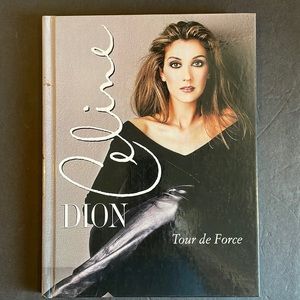 Collectible 1998 Celine Dion Tour de Force hardcover book